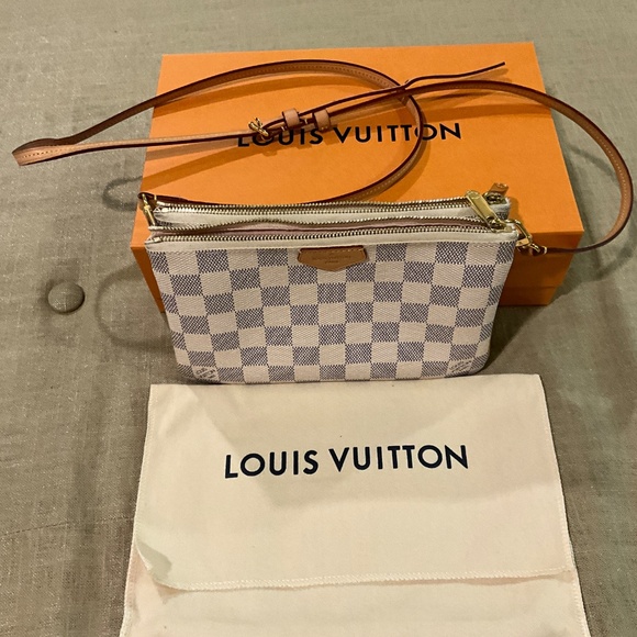 Louis Vuitton Damien Azur Double Zip Pochette - Picture 9 of 10